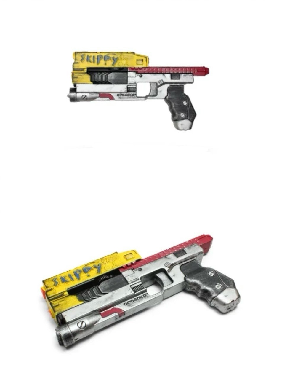 Skippy Smart Pistol Cyberpunk 2077 Replica Foam Video Games Props TV show