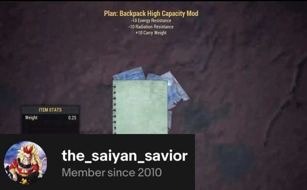 (Xbox) Backpack High Capacity Mod Plan