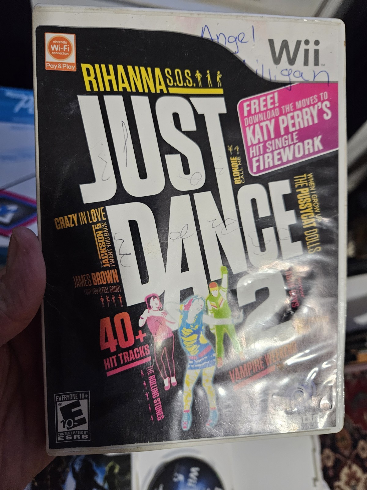 Nintendo Wii Just Dance 2 3 4 + Revolution Game & Party Pad +Country & M Jackson