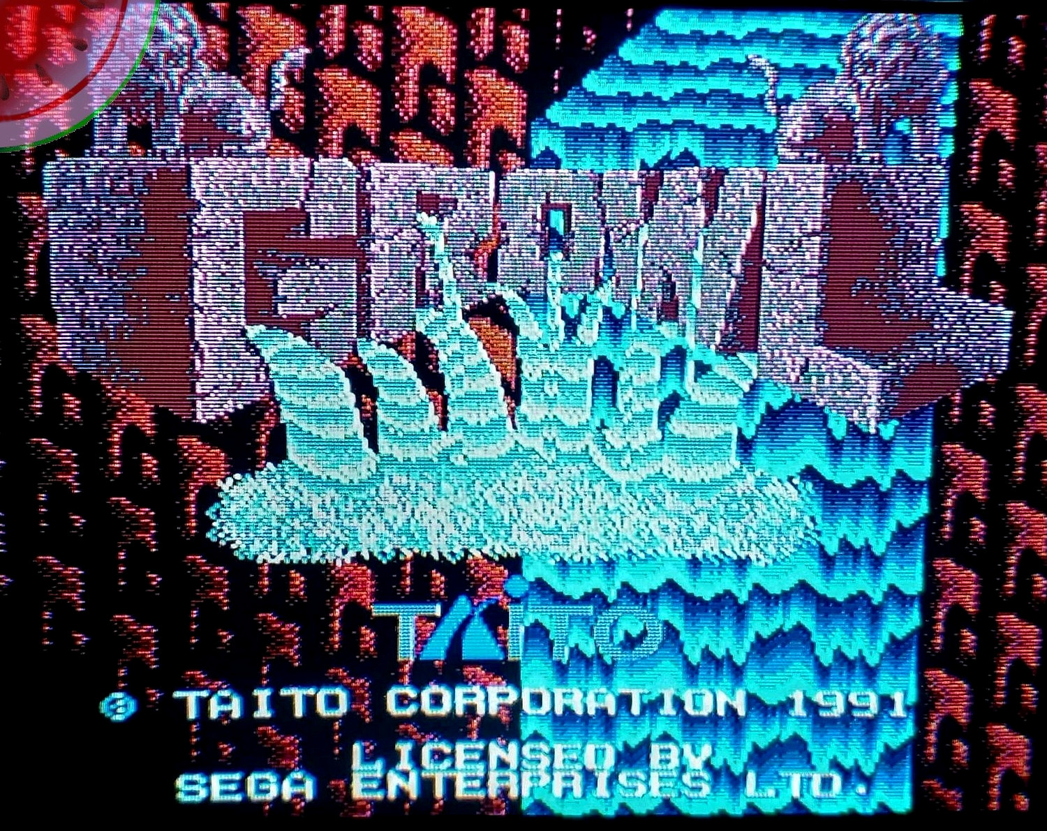 TESTED Sega GENESIS Game GROWL Beat Em Up with NEW Case, Manual, Taito Wave Ad