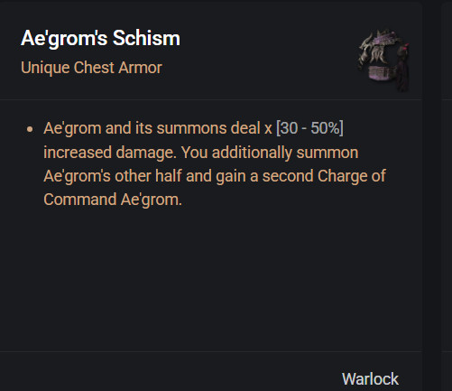 DIABLO 4 💥 WARLOCK UNIQUES 💥 LORD OF HATRED SEASON 13 💥 1GA ITEMS UNIQUE D4