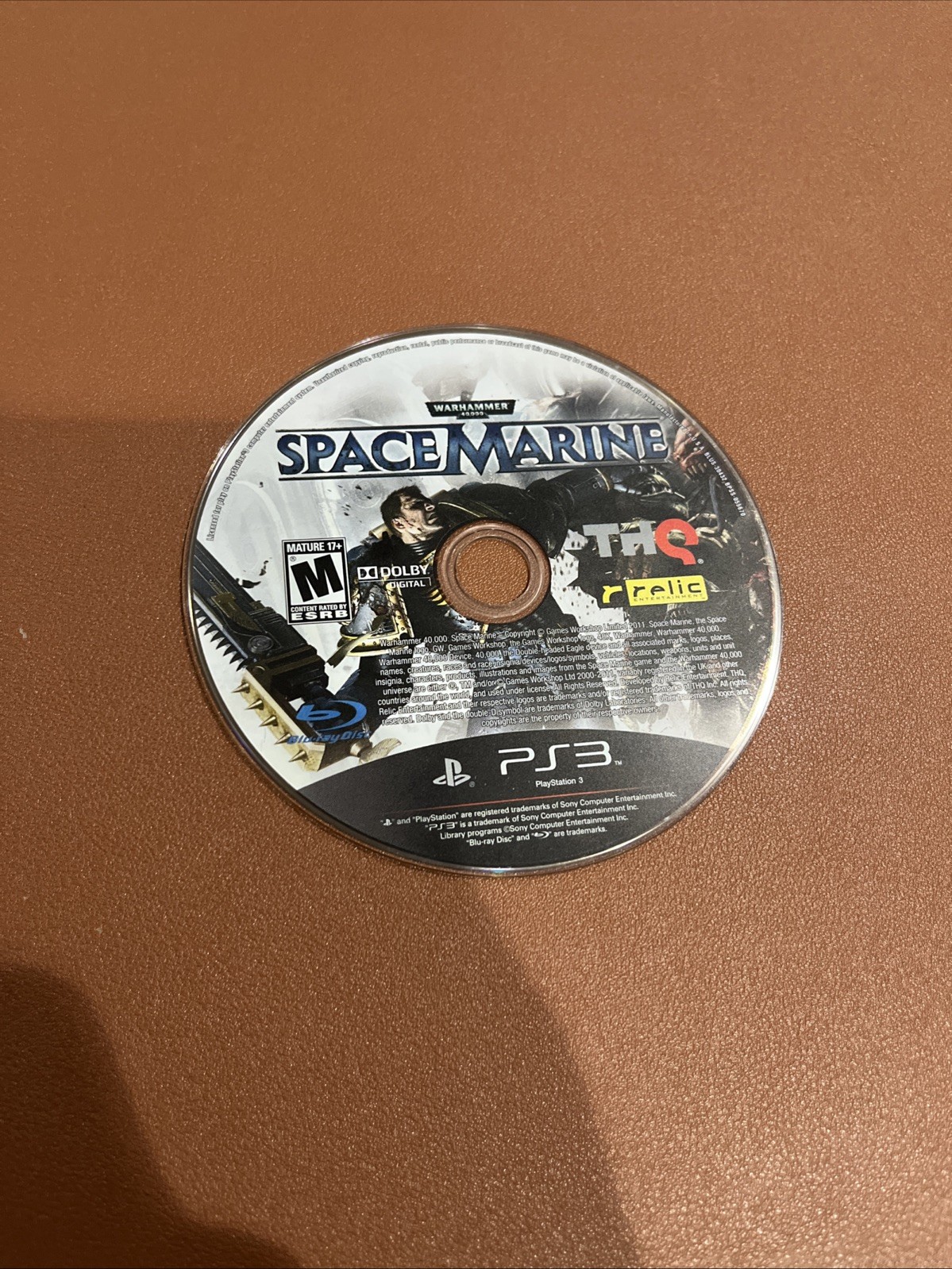 Warhammer 40,000: Space Marine (PlayStation 3 PS3) Disc Only – Xtra Clean