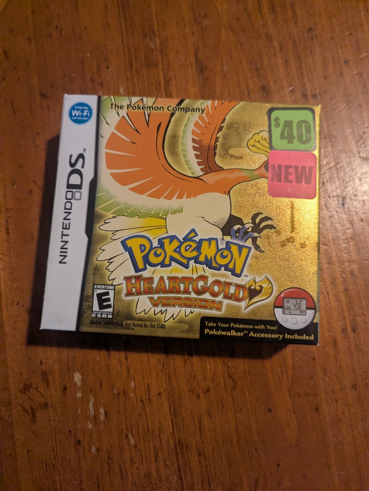 Pokemon Heart Gold DS, Complete minus Pokewalker, Used Very Good Condition