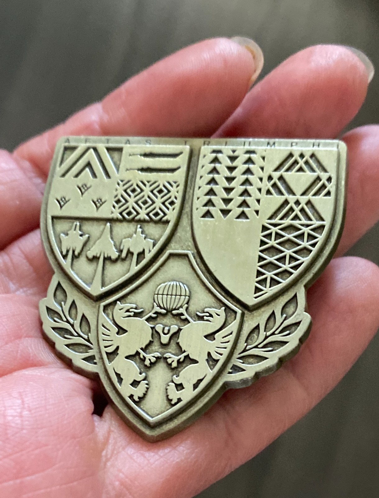 Destiny 2 Aetas Triumph (Guardian Pin) Guardian Con 2019 Rare/Retired 2500 Made!