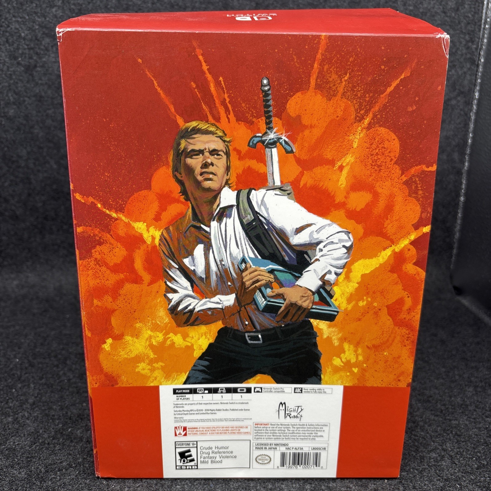 Saturday Morning RPG Collector’s Edition (Switch) – Box & Collectibles [No Game]