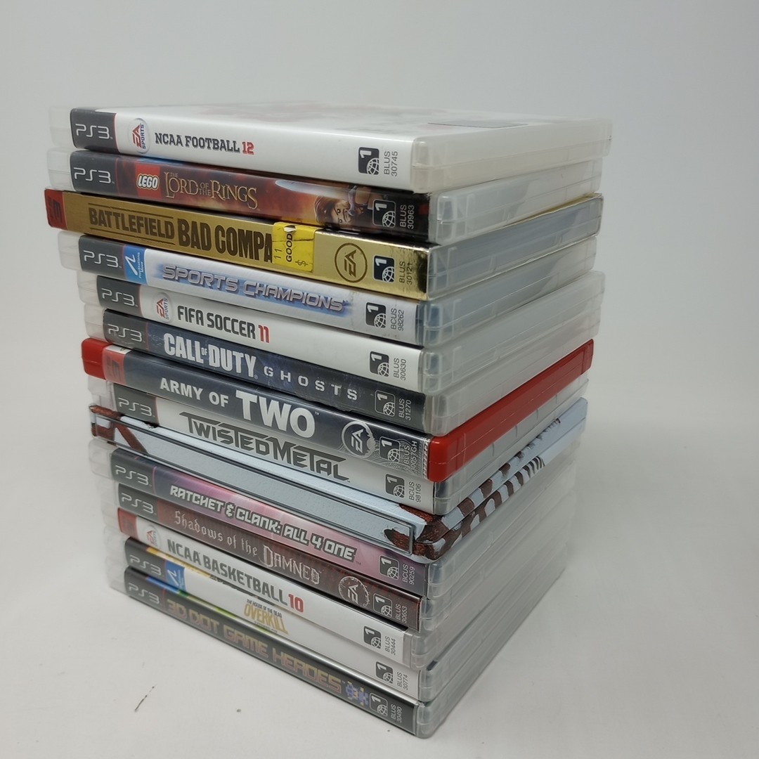 Lot Of 14 (Playstation 3) PS3 Game Cases (Some With Manuals) NO GAMES See Pics
