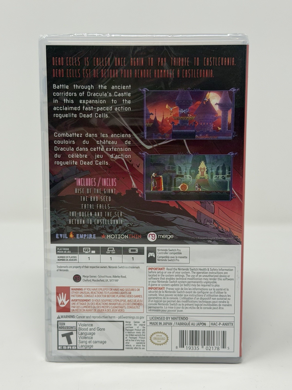 SEALED Dead Cells Return To Castlevania Edition Nintendo Switch Metroidvania