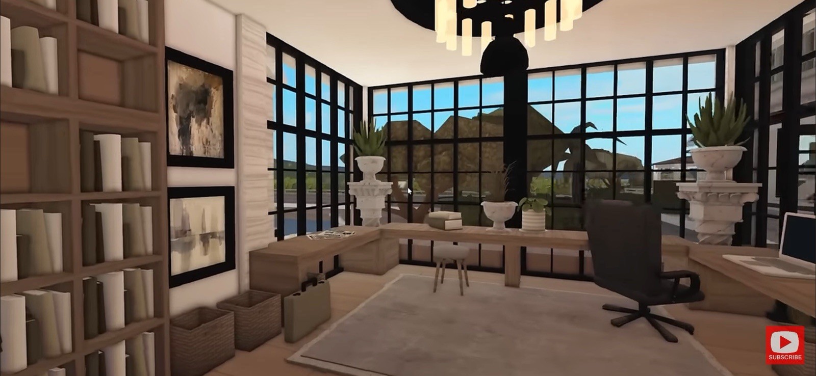 MODERN FAMILY MANSION BLOXBURG.CHECK DESCRIP.FAST BUILDER FOR AFFORDABLE PRICE