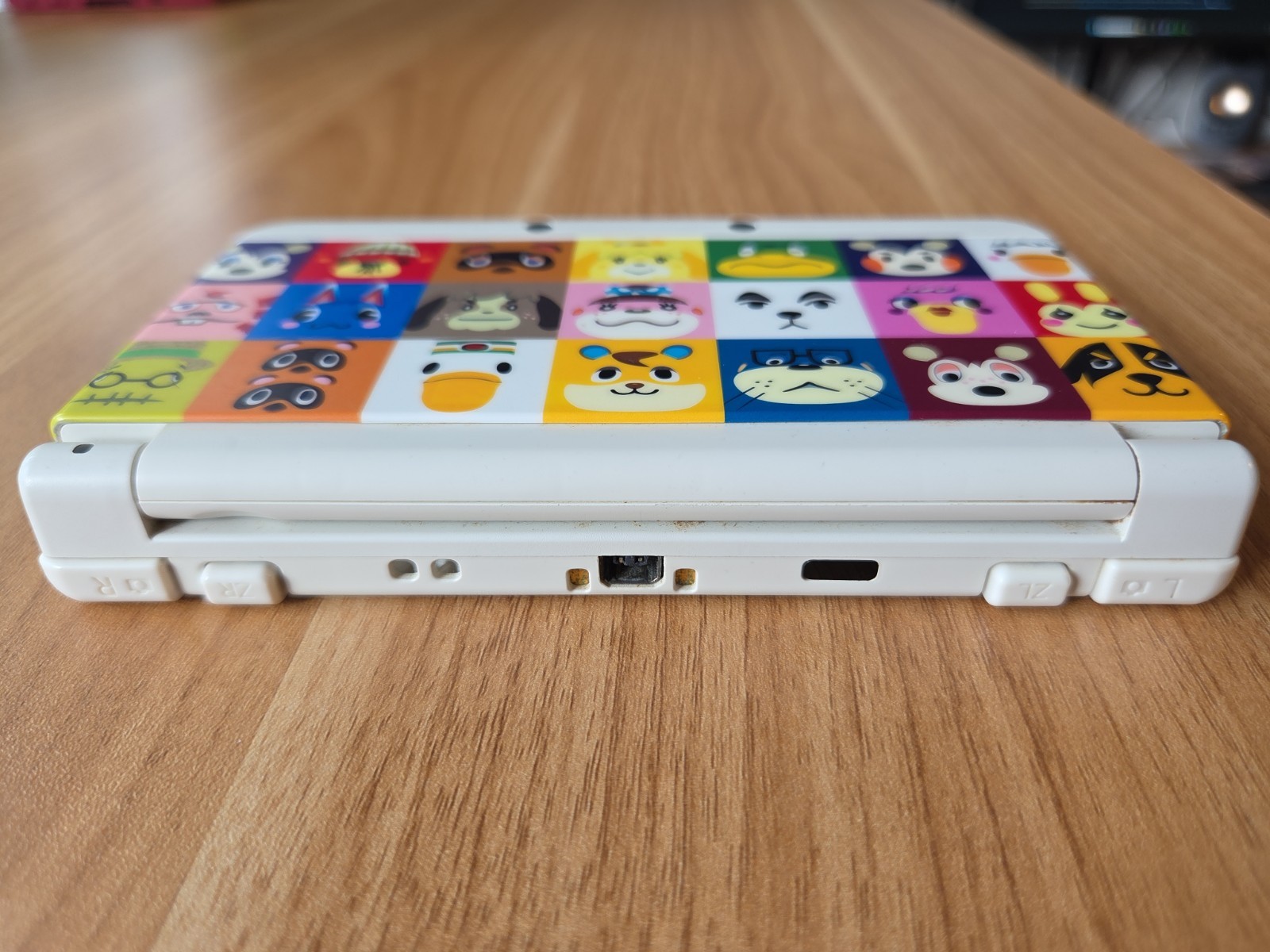 Nintendo New 3DS Animal Crossing Cover Plates White Console Tested Japan Region