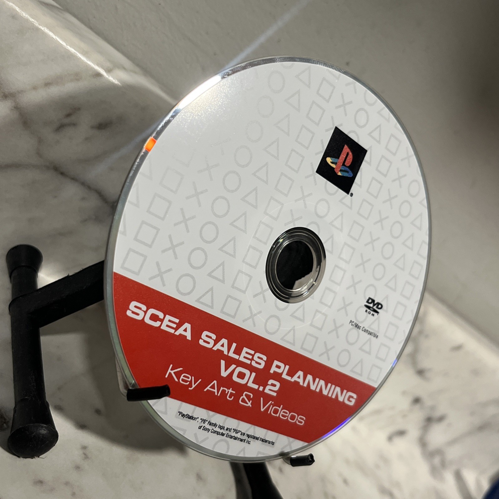 GameStop SCEA Sales Planning Vol.2 Key Arts & Video Game DVD Rare HTF PSP PS2&3