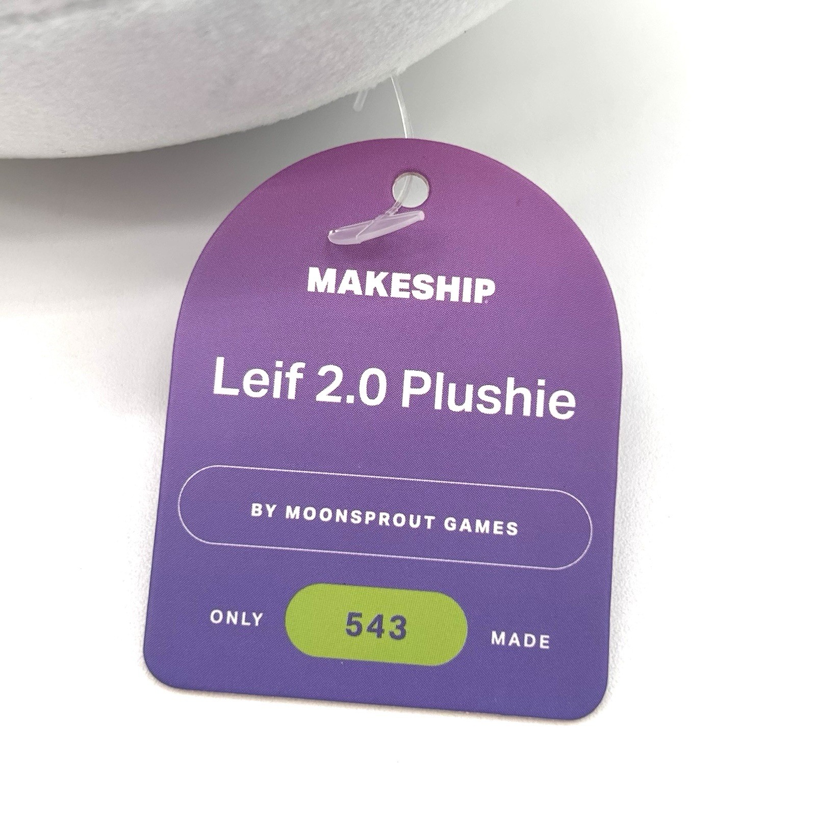 Makeship Leif Plush 2.0 Bug Fables Moonsprout Games 1/543 Limited Edition NWT