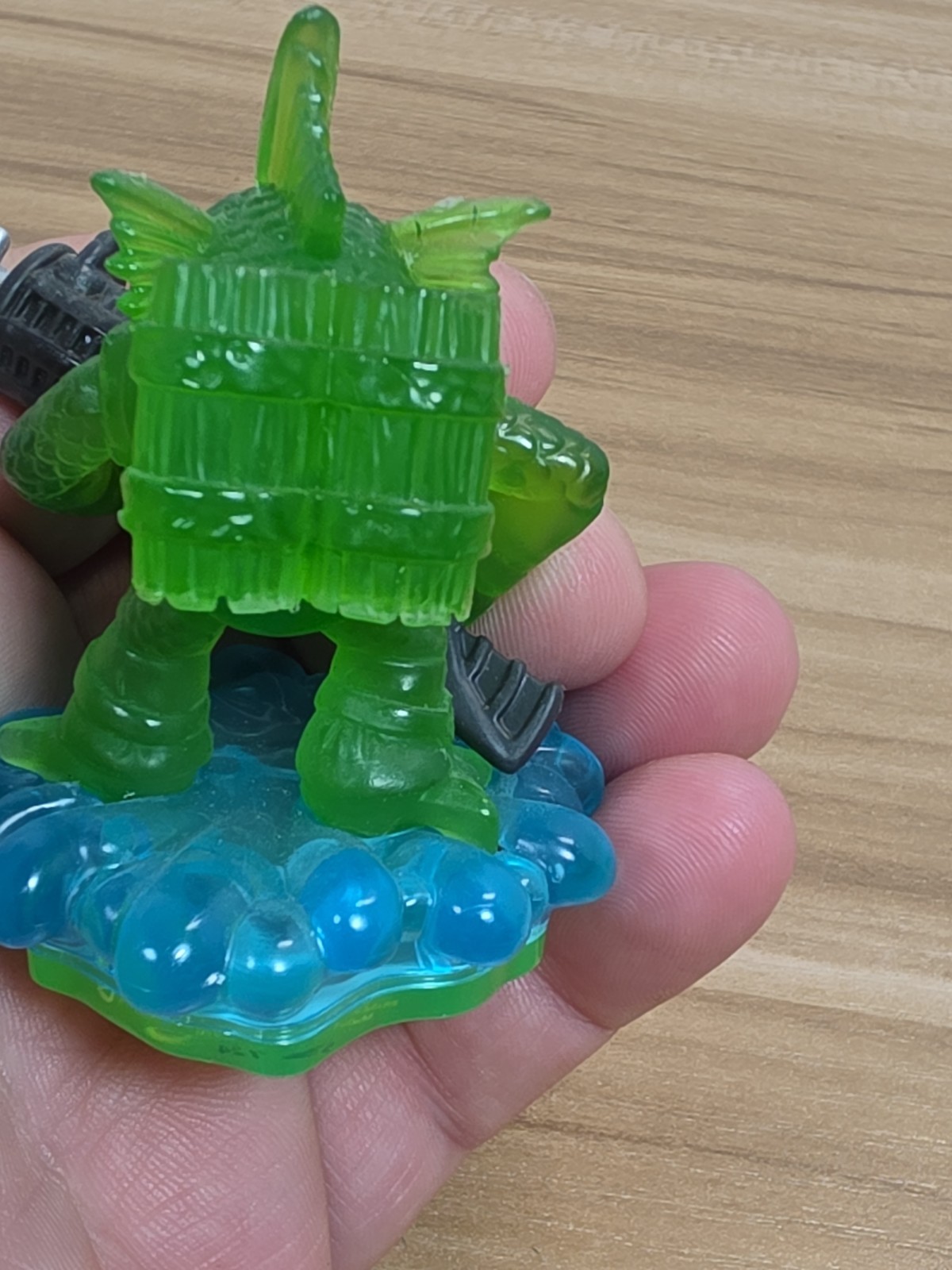 Clear Green Gill Grunt Skylanders Spyros Adventure Imaginators
