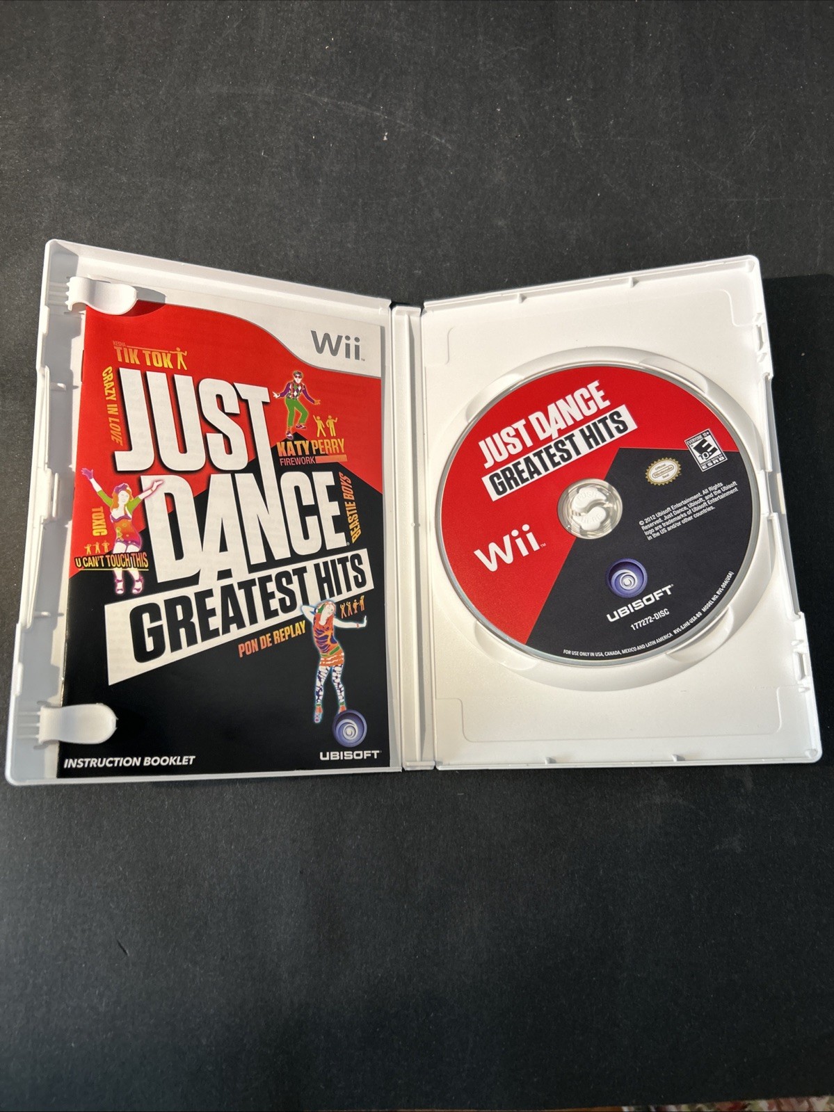 Ubisoft Just Dance Greatest Hits Nintendo Wii 2012 With Manual Tested