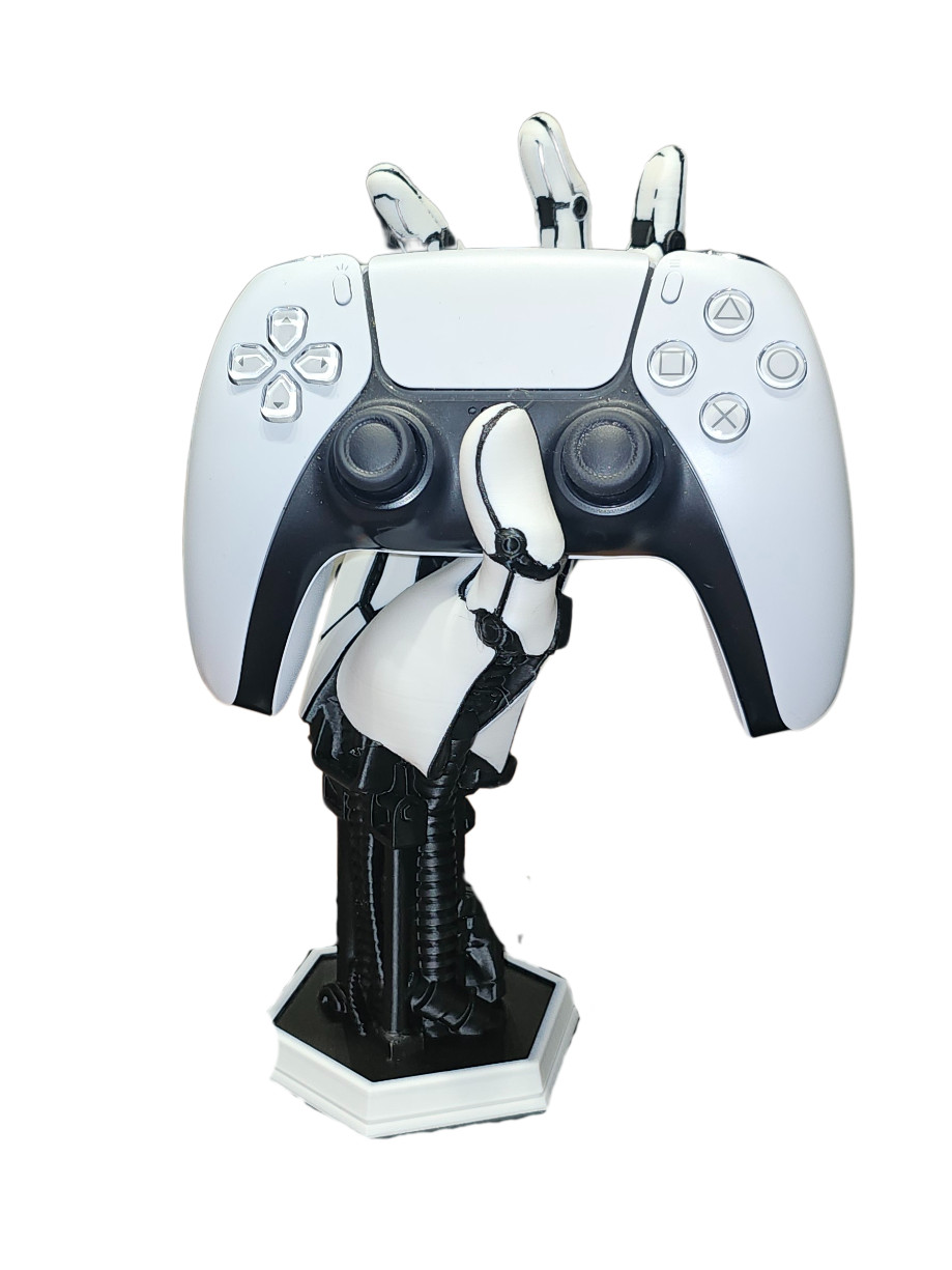 Multi-Color Robot Hand Controller Mount Holder for Xbox One/PS4/PS5 3D Printed