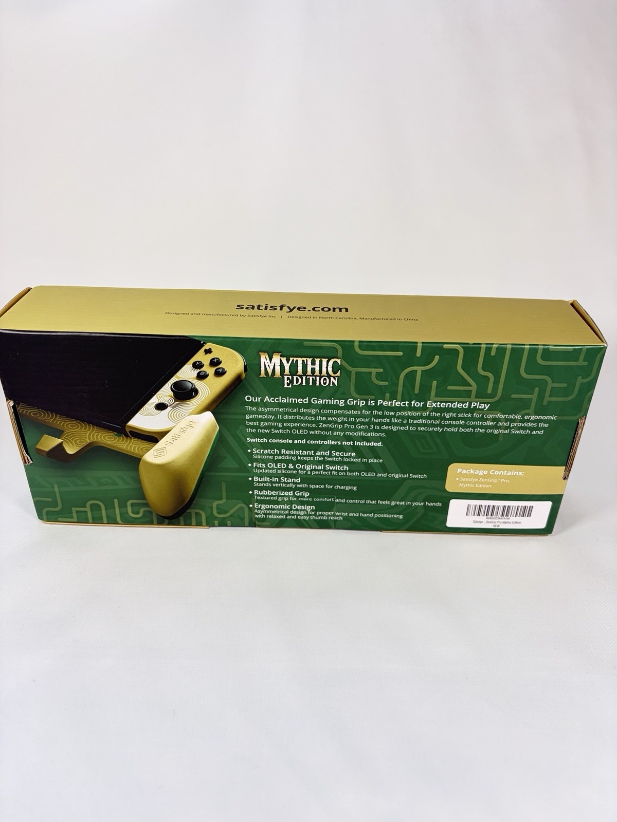 Satisfye ZenGrip Pro Nintendo Switch Gaming Grip Mythic Legend Of Zelda Edition