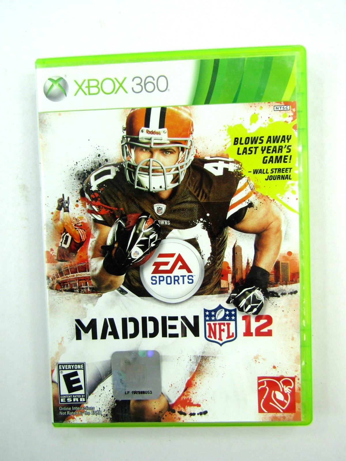 Madden 12 XBOX 360 Video Game EA Sports NFL Disc & Case