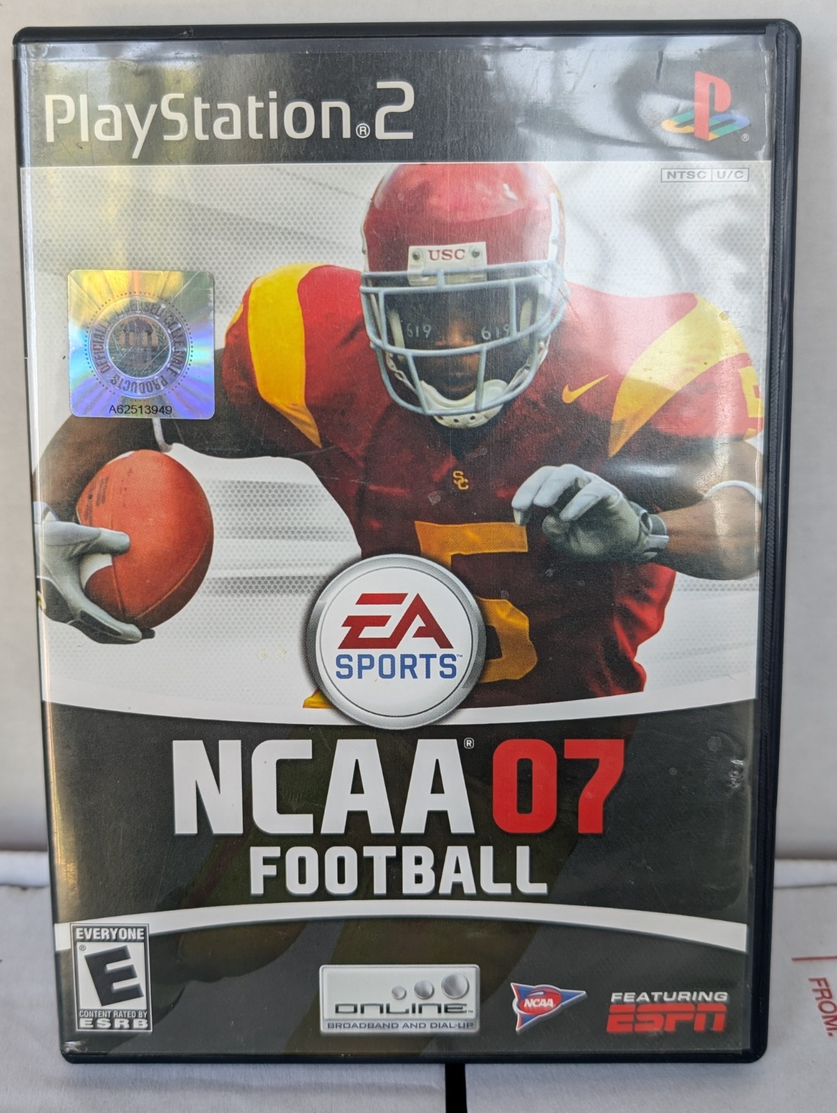 NCAA Football 07 Sony PlayStation 2, 2006, Complete in Box, CIB, Tested Working