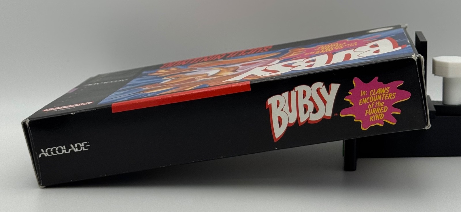 Super Nintento SNES Bubsy, Game, Box, Instructions, Verified Working