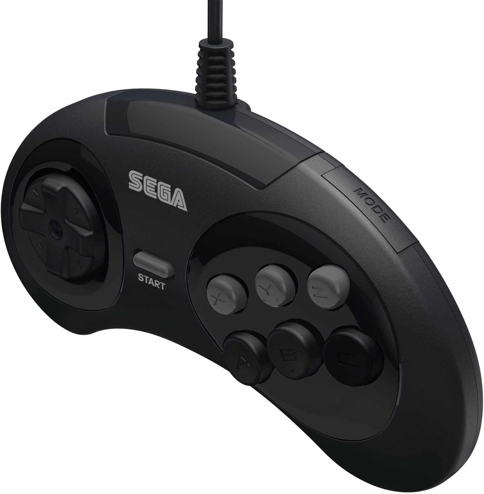 Retro-Bit Official Sega Genesis Controller 6-Button Arcade Pad – Black