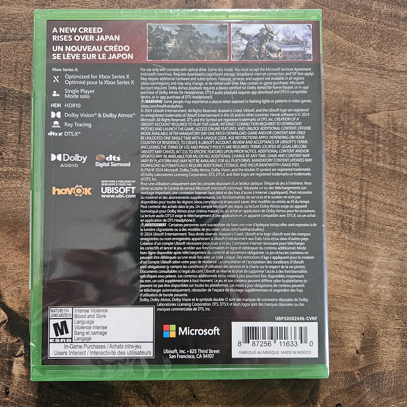 NIB Assassin’s Creed Shadows Standard Edition – Microsoft Xbox Series X|S