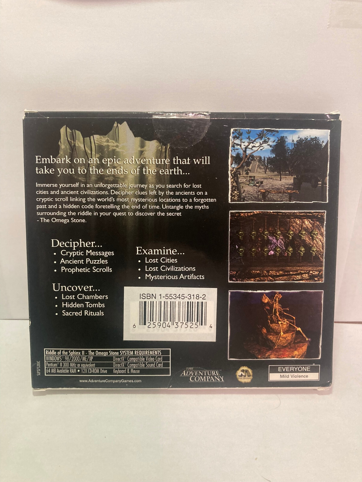 Selection of PC Adventure Games by “The Adventure Company” (9 games total)