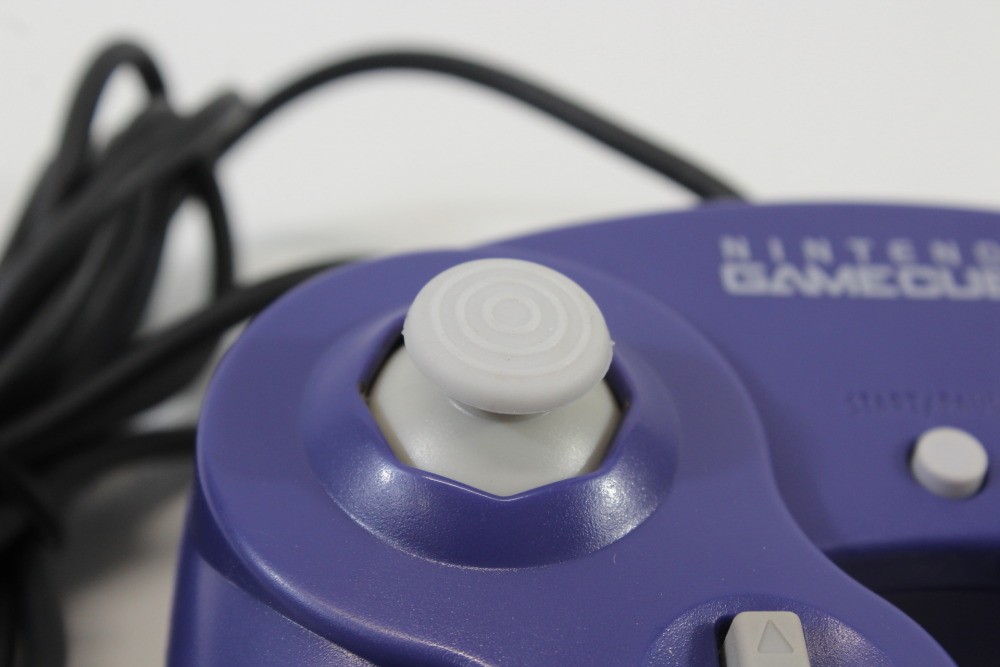 Official Nintendo GameCube Controller Pad NGC DOL-003 Indigo Purple NEW STICK #3