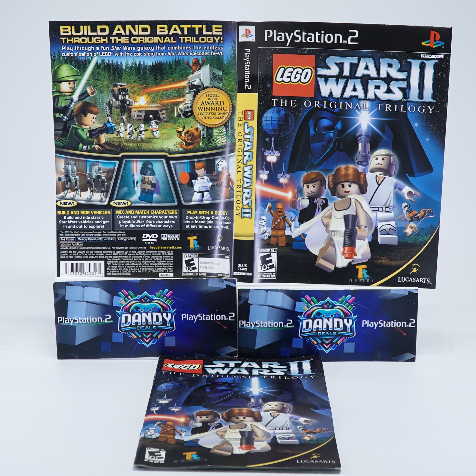 LEGO Star Wars 2 II Original Trilogy PS2 Black Label – CIB W/ Manual – PlayStati
