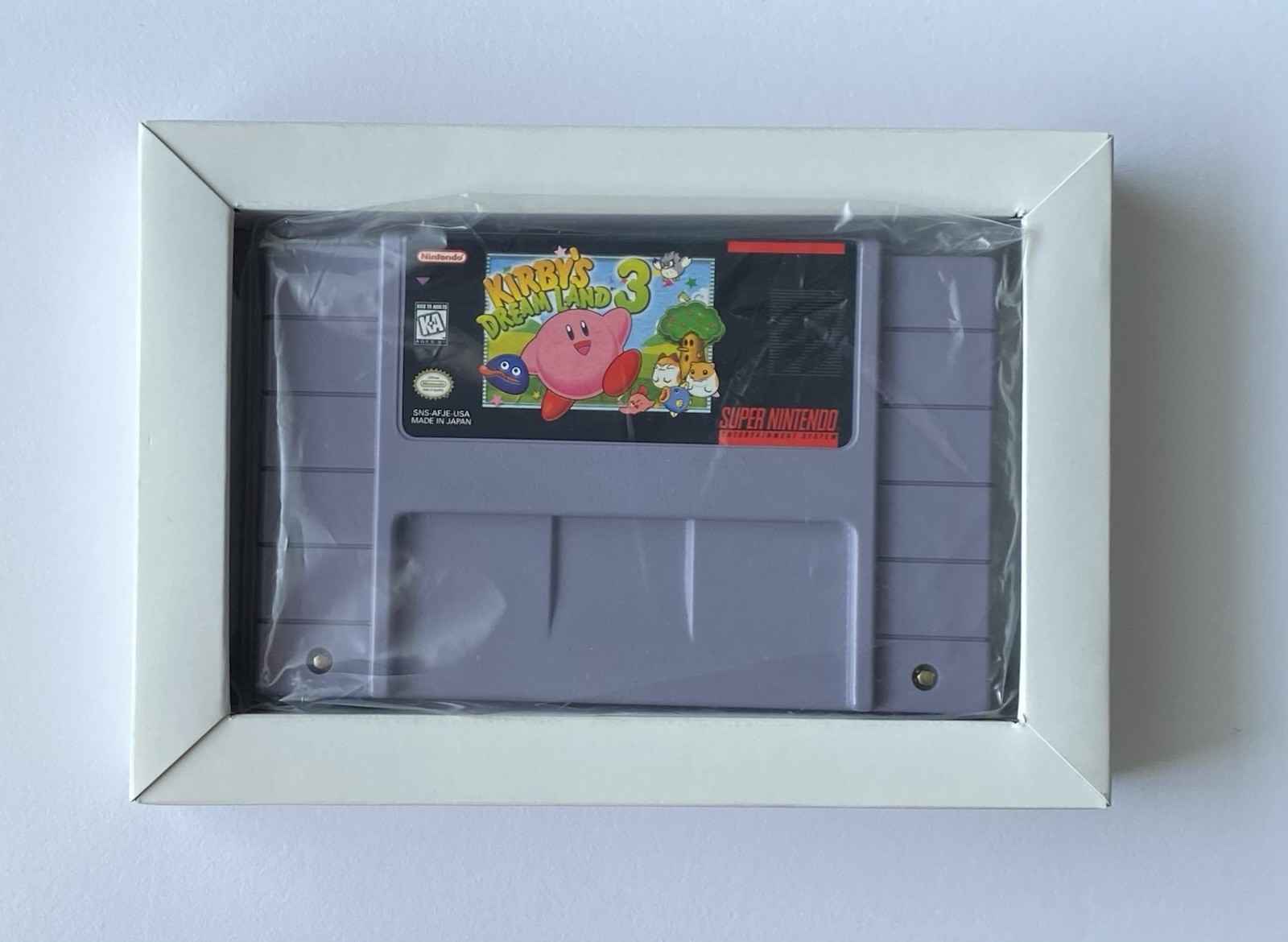 Super Nintendo Entertainment System – SNES – Rare Game – Kirby’s Dream Land 3 —