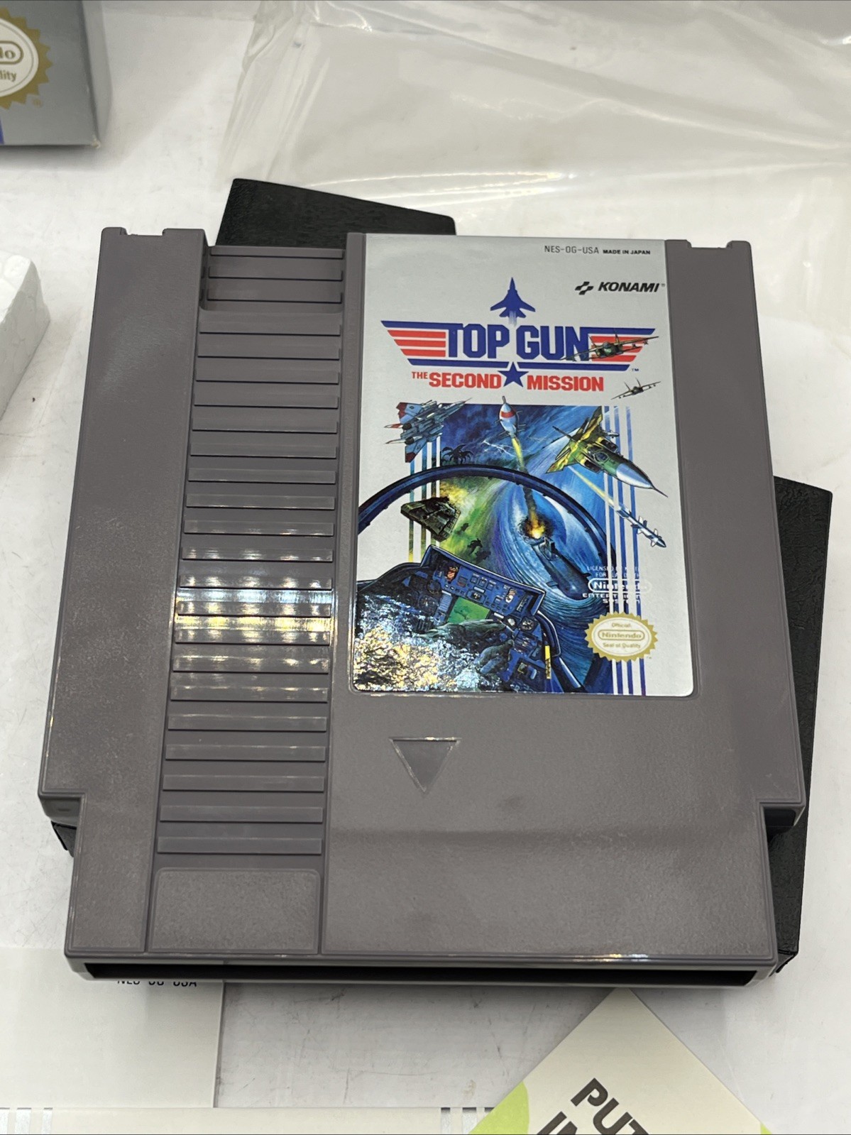 Top Gun: The Second Mission Nintendo NES, 1989 Complete In Box
