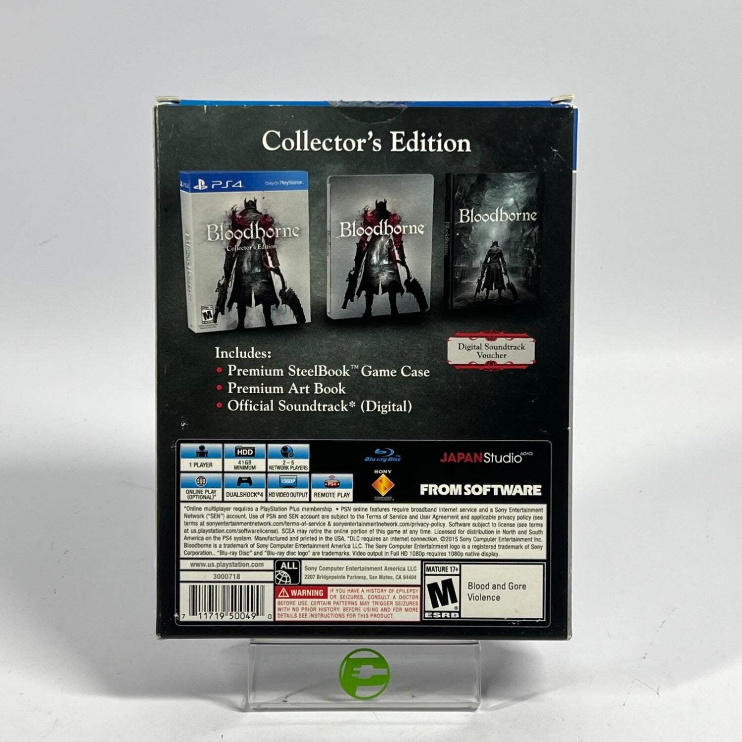Bloodborne Collector’s Edition (Sony PlayStation 4 PS4, 2015)