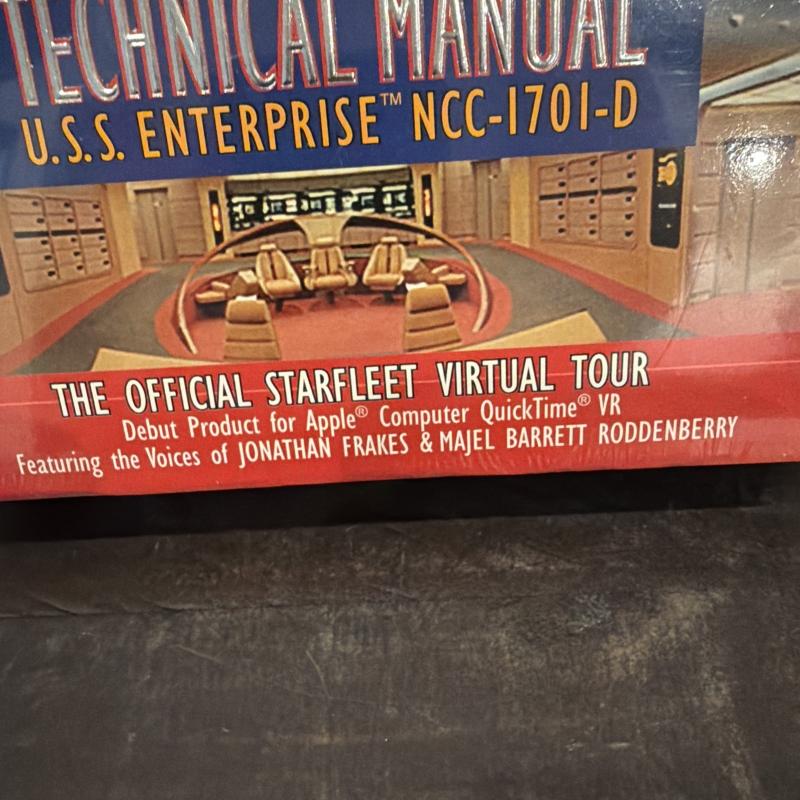 New Sealed Star Trek The Next Generation Interactive Technical Manual CD ROM