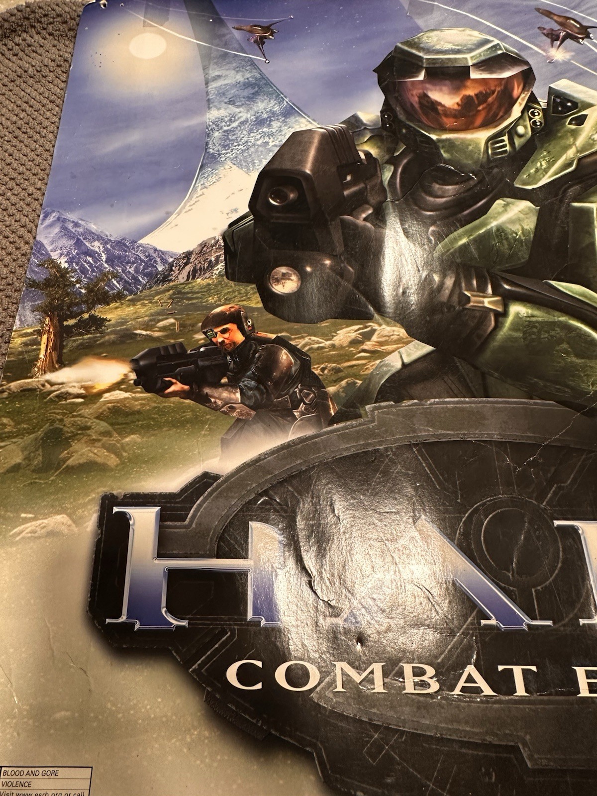 INSANE GRAIL “T” Rating Halo Combat Evolved Xbox Promotional Poster – 22 X 28
