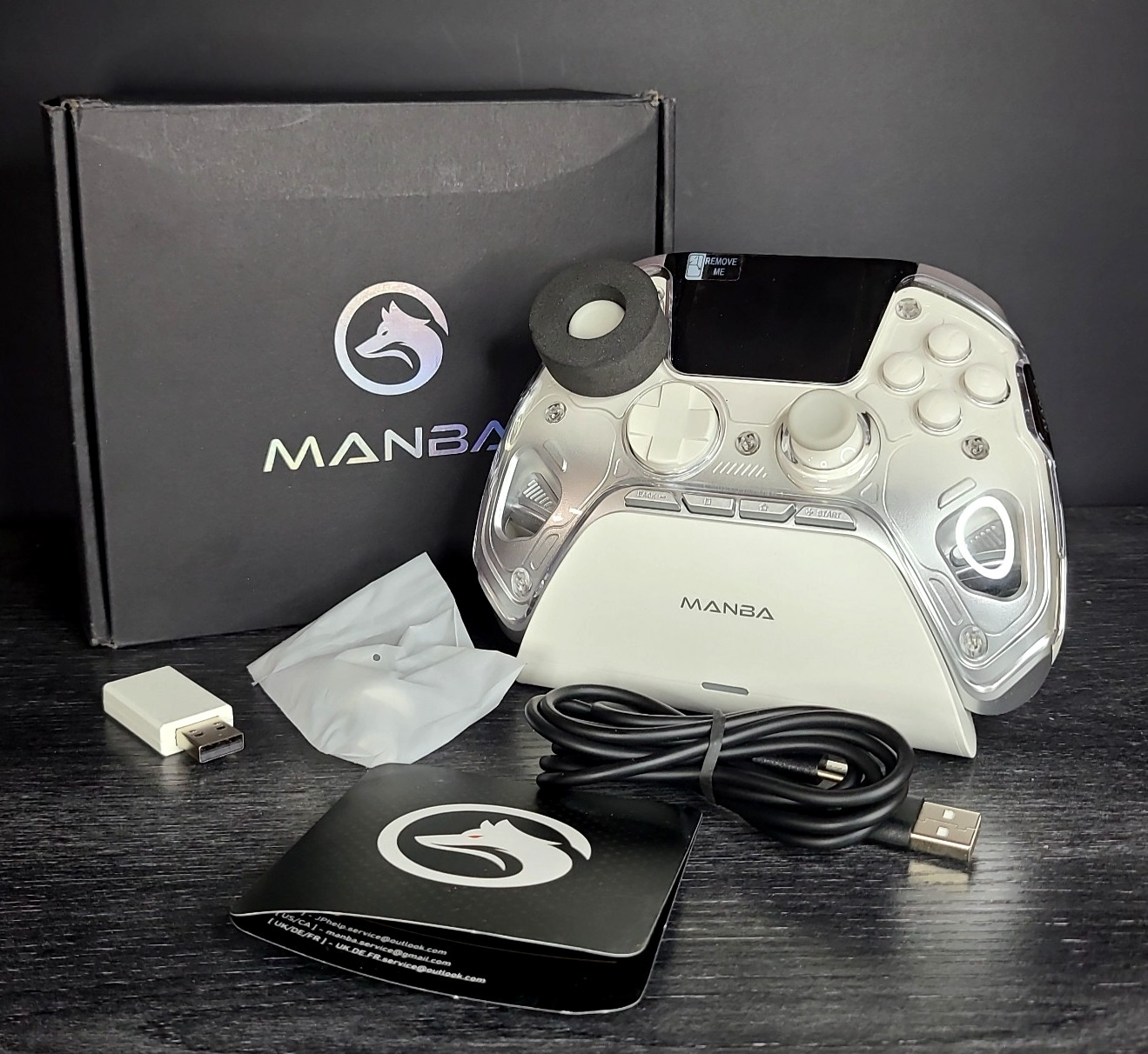 Manba One White Color Screen Wireless Gaming Controller 🟦eBay Refurbished [EX]