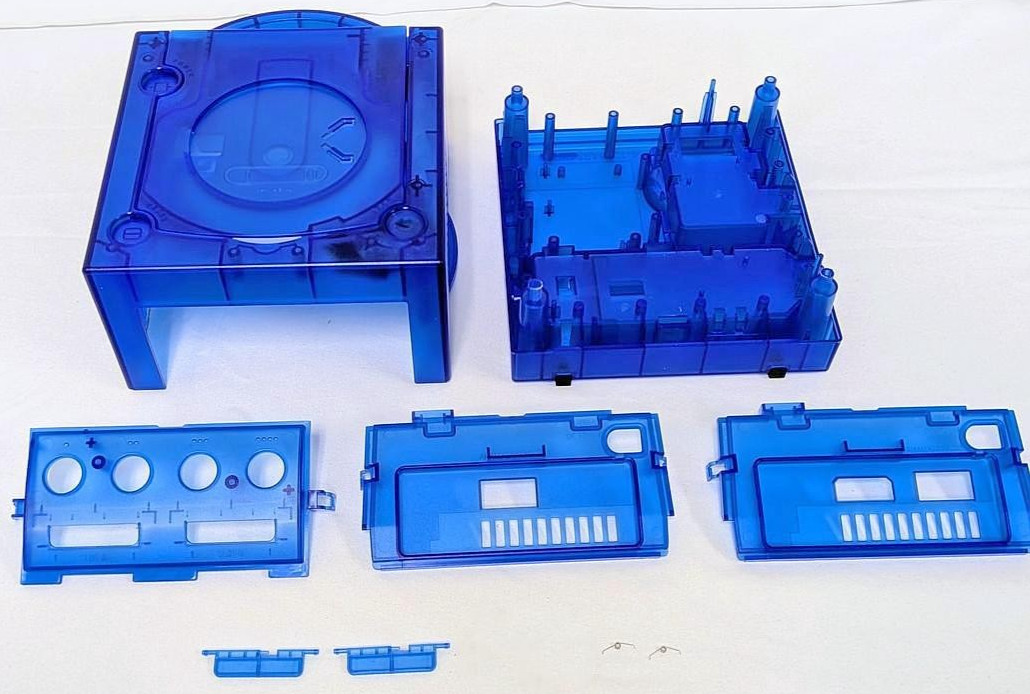 NEW Replacement Translucent DARK BLUE Shell Housing for GameCube Console System