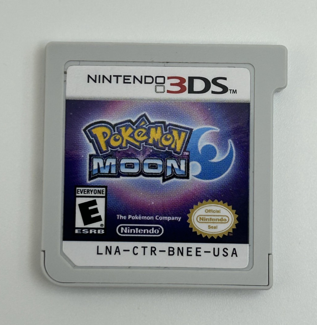 Pokémon Moon Nintendo 3DS (Game Cartridge Only) – Authentic, Tested and Works!