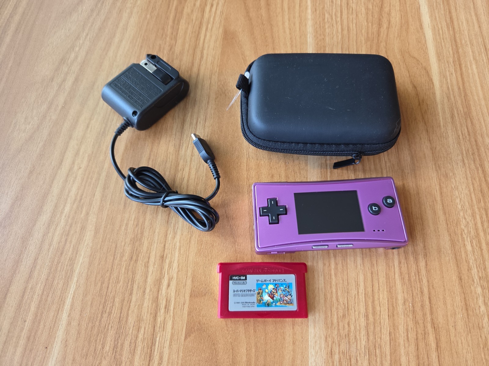 Nintendo Game Boy Micro Purple — GREAT Condition w/Charger — US Seller