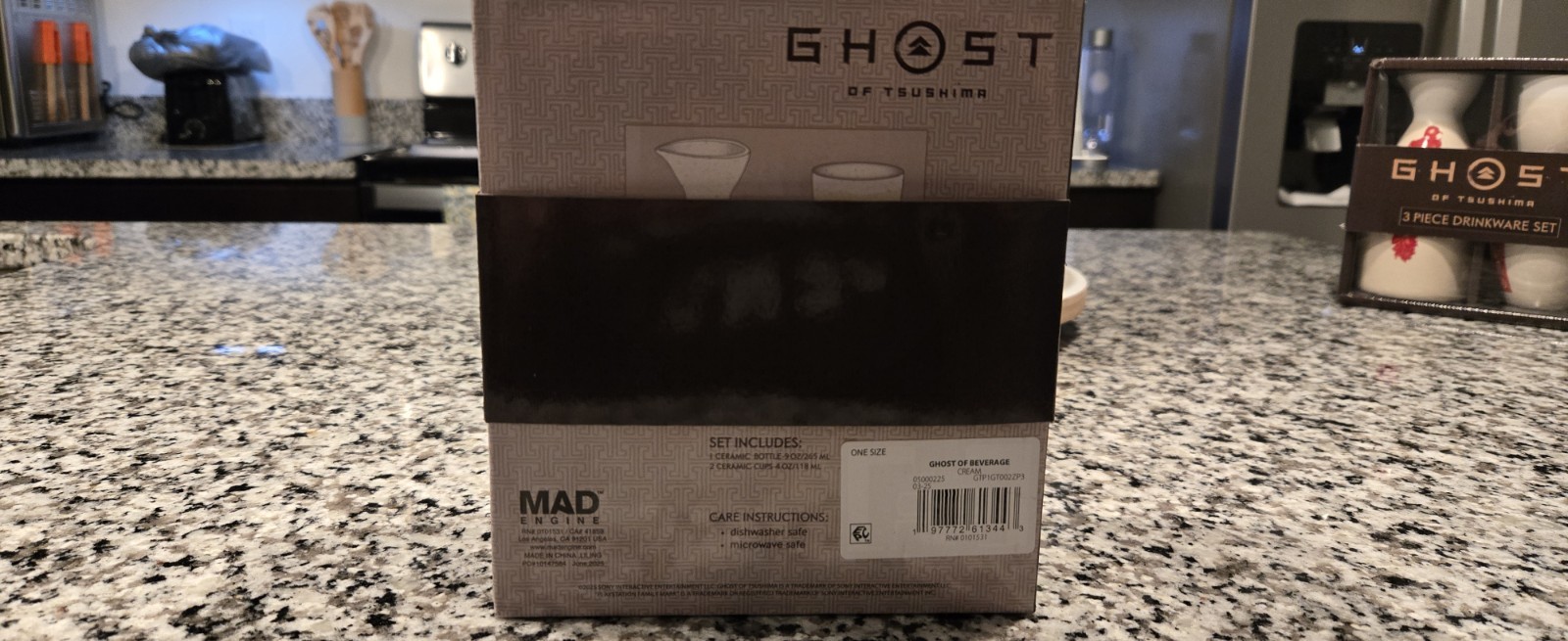 Ghost of Tsushima 3-Piece Drinkware Set Collector’s Edition – Brand New