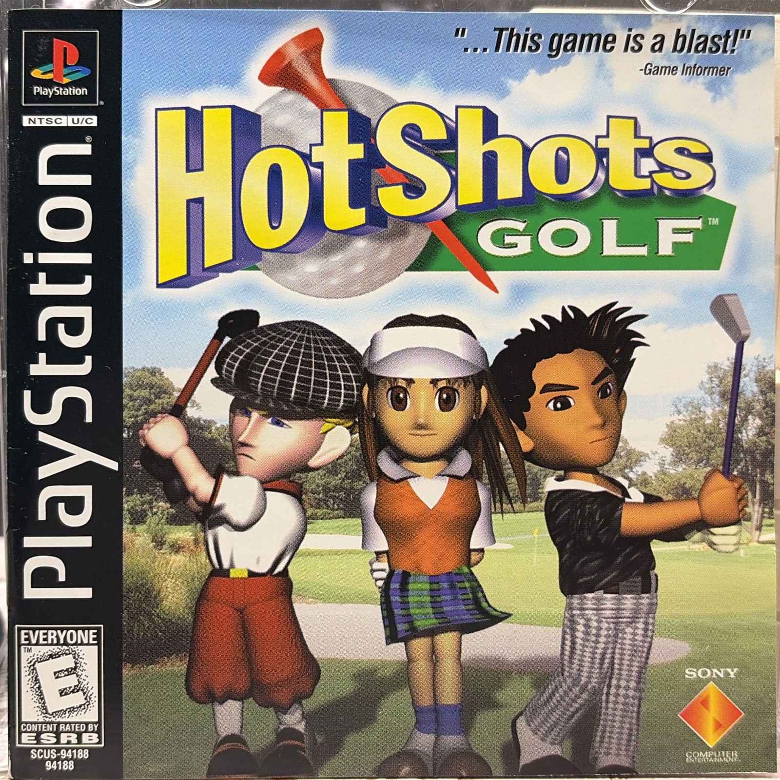 Hot Shots Golf (Sony PlayStation 1, 1998) CIB T&W