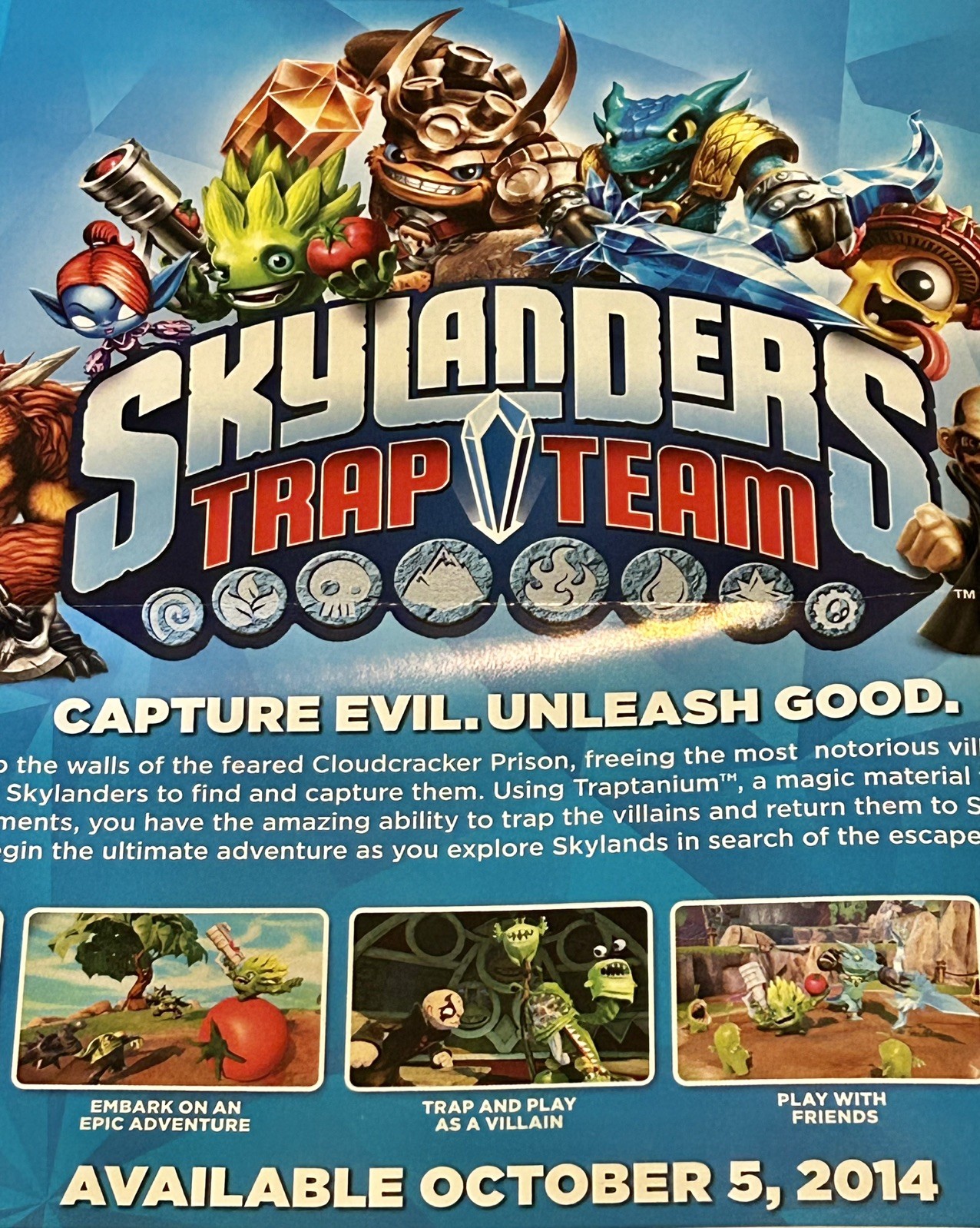 Skylanders – Trap Team – 2014 In-Store Promo Event Swords ⚔️ – BNIFSP