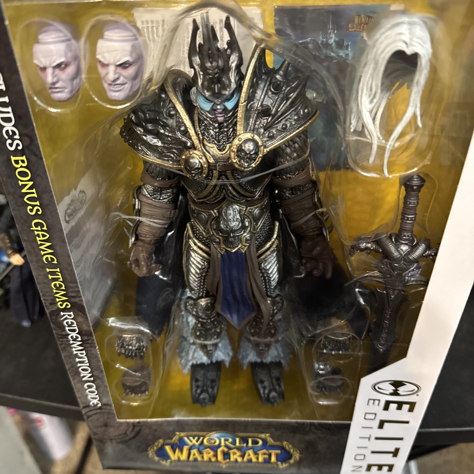 McFarlane The Lich King Elite Edition World of Warcraft Figure New In Hand
