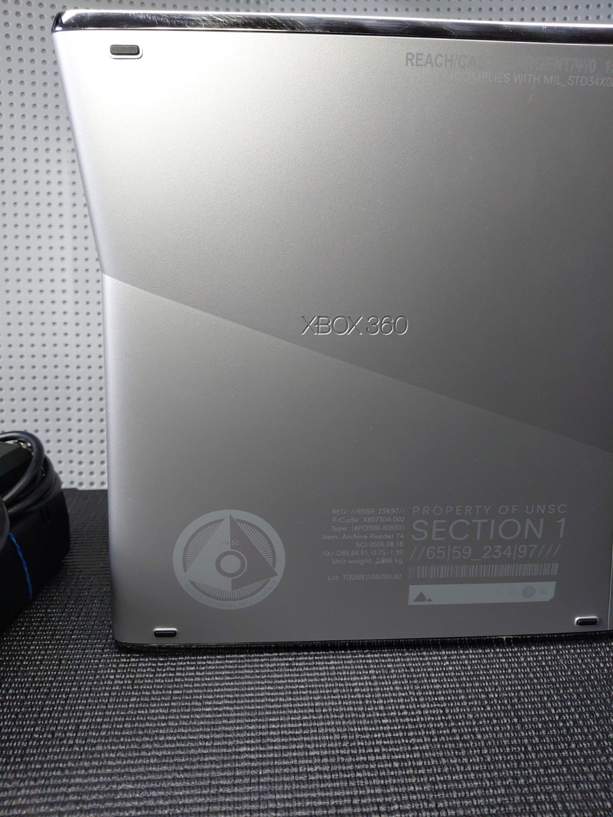 Microsoft Xbox 360 S Halo Reach Limited Edition 250GB Console Fully Tested Read.