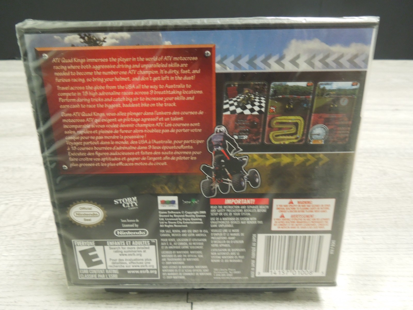 NEW FACTORY SEALED ATV Quad Kings 2010 Nintendo DS Video Game