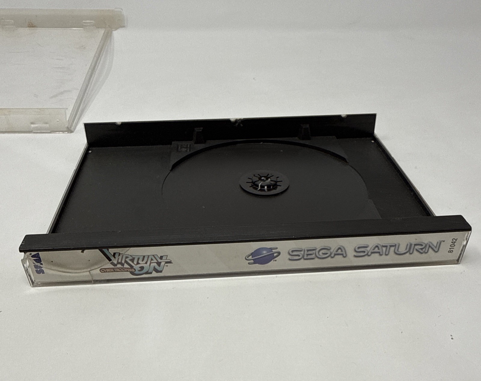 Virtual-On Cyber Troopers (Sega Saturn, 1996) NO MANUAL Tested Works Free Ship