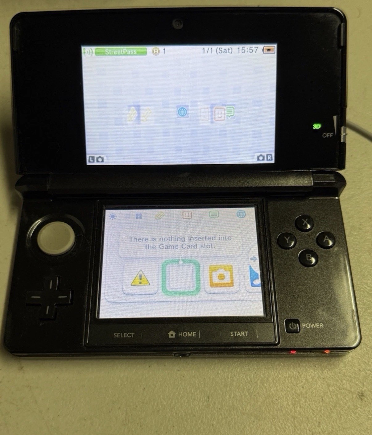 Nintendo 3DS Handheld Game Console CTR-001 Cosmo Black + 3 Lego Games Batman