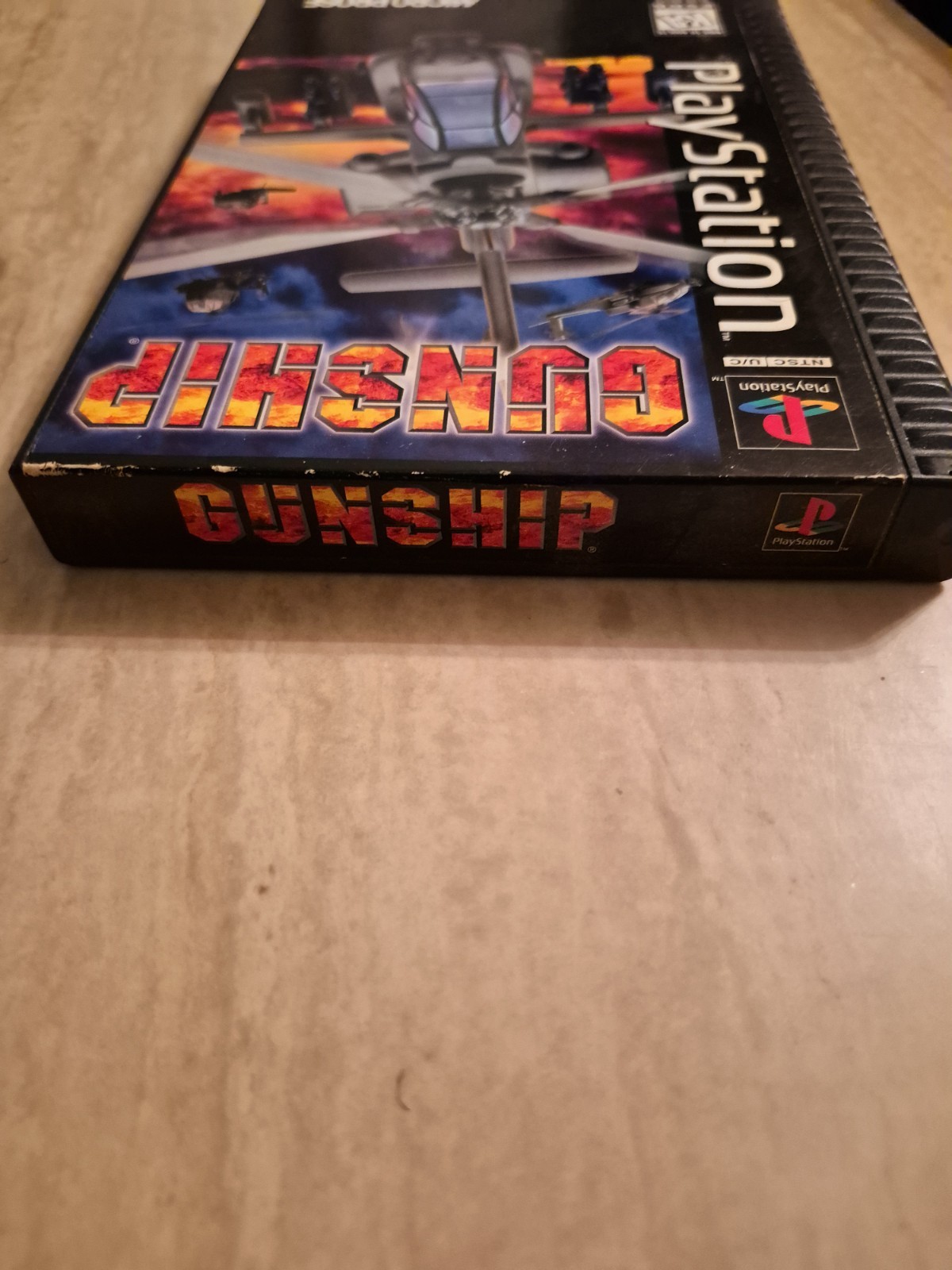 Gunship PS1 Long Box PlayStation 1 Complete CIB