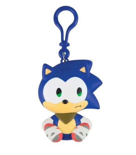 Tomy Sonic Boom- Sad Emoji Sonic Clip on… Keychain or Zipper Pull – NIB