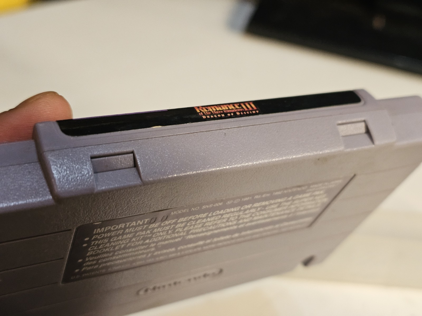 Romance of the Three Kingdoms III: Dragon of Destiny (Super Nintendo, 1994)