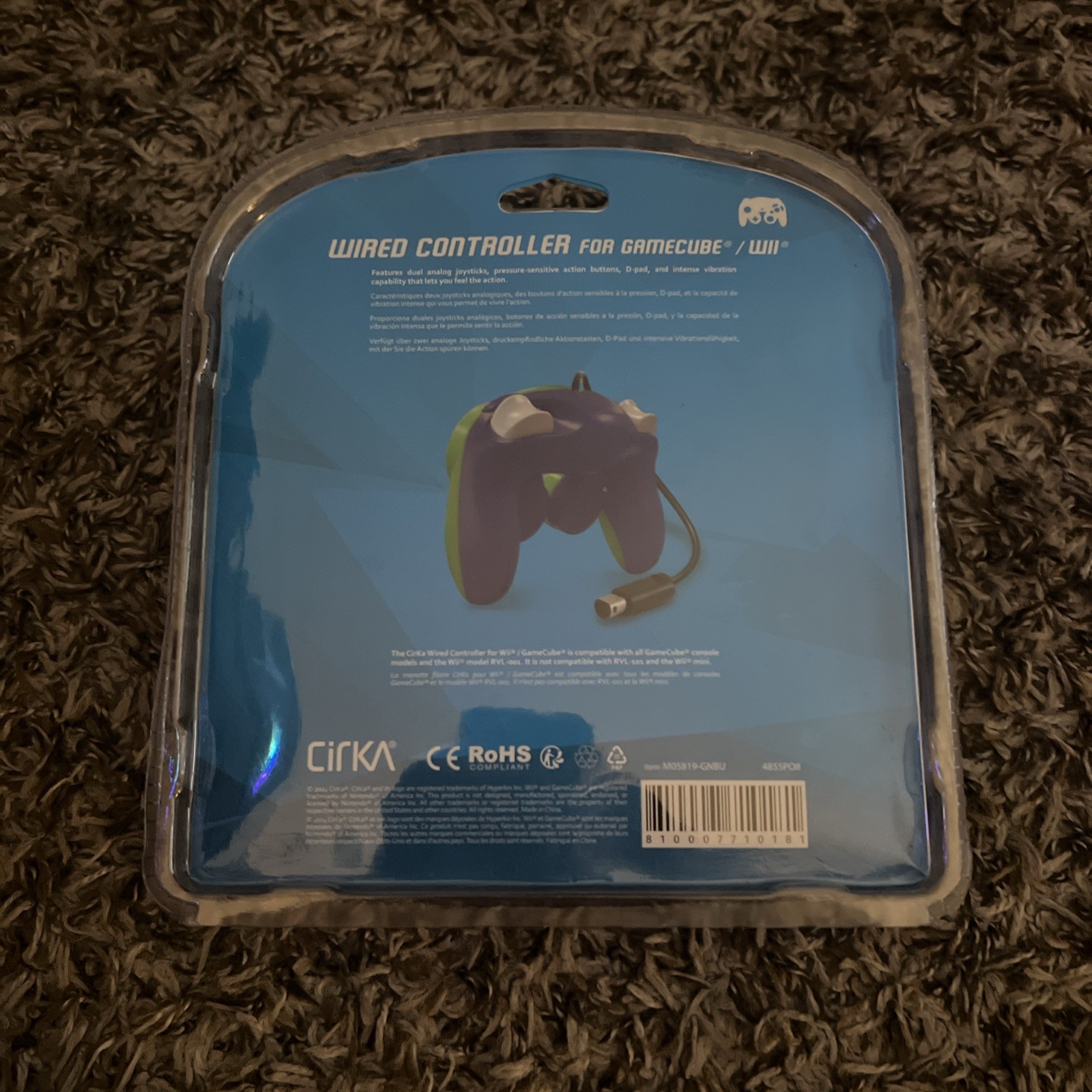 Nintendo GameCube (3rd Party) Green And Blue Controller (Brand New)