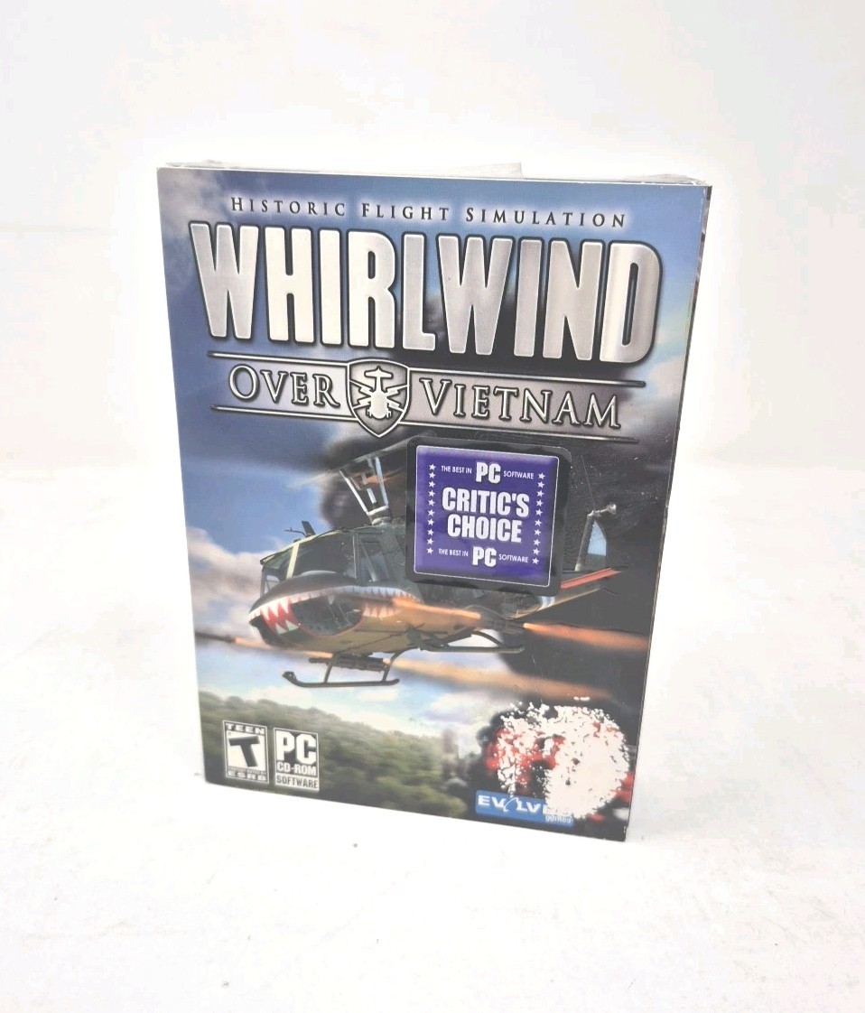 Whirlwind Over Vietnam – Evolved Games – PC 2007 – New Sealed – See Desc