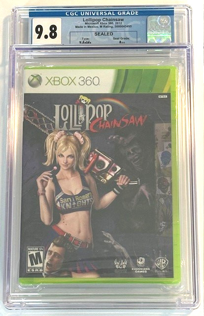 Lollipop Chainsaw Xbox 360 CGC Graded 9.8 A++